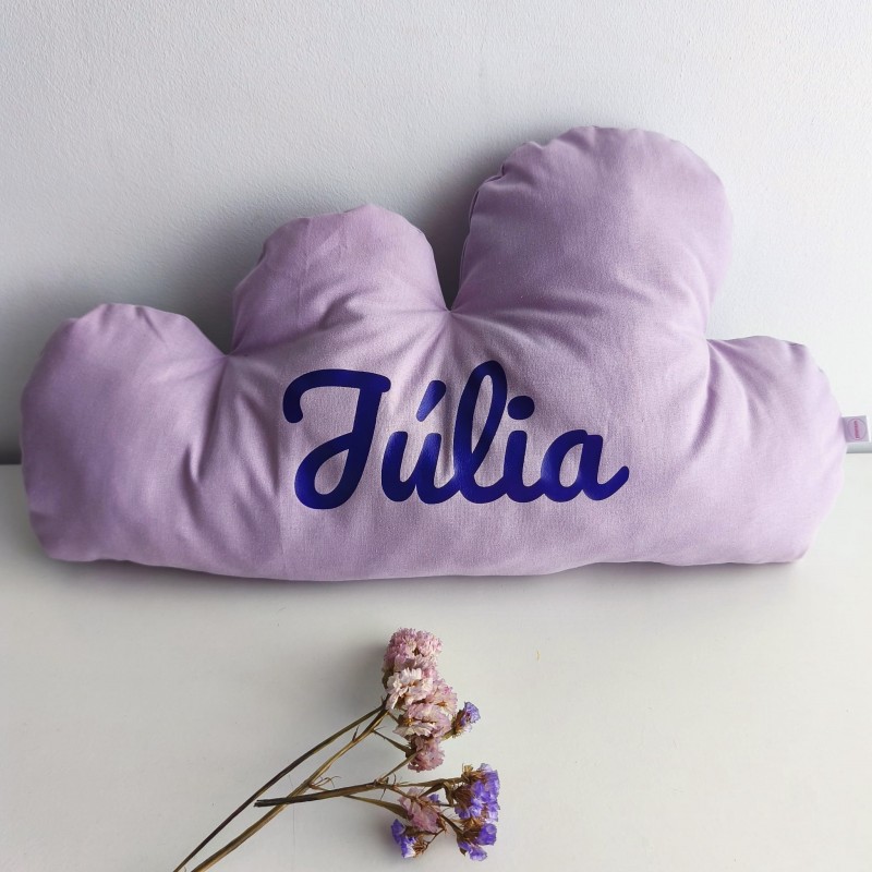 Cojín nube lila